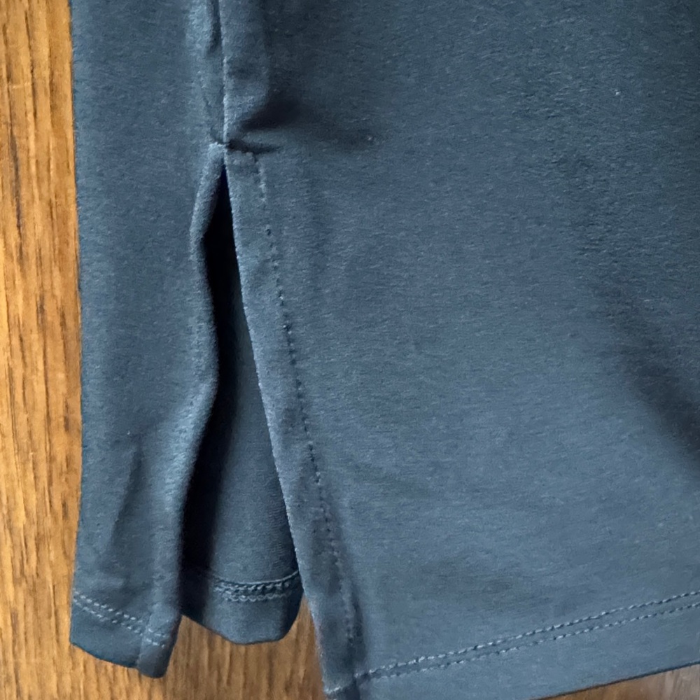 Susan Graver Classic Black Short Sleeve Top - Picture 5 of 6
